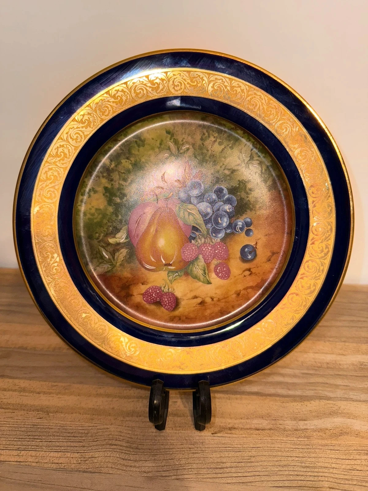 assiette limoges bleu de four & or – collection n°101 – 130€ – photo 11